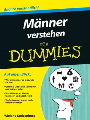 cover image of M&auml;nner verstehen f&uuml;r Dummies